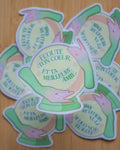 Stickers - « Écoute ton cœur, et ta meilleure amie. »💚