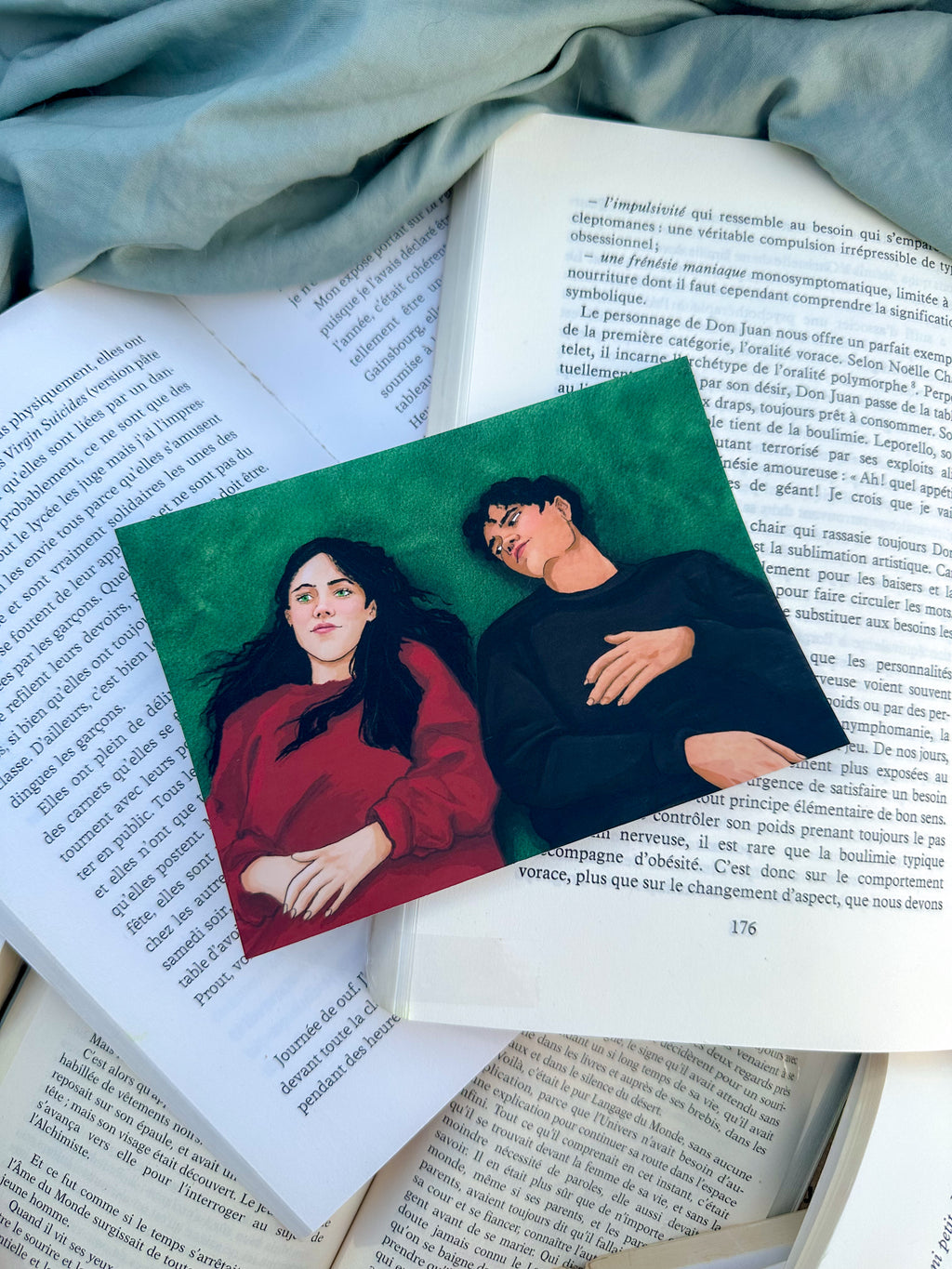 À l'ombre de lui 💚 Lot d'illustrations🖼️