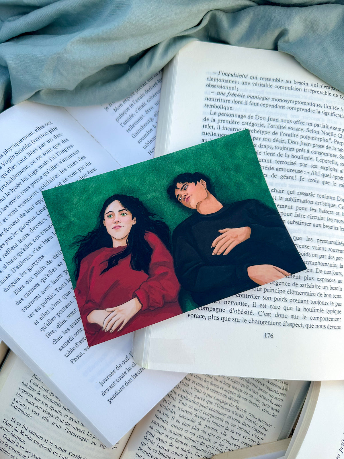 À l'ombre de lui 💚 Lot d'illustrations🖼️
