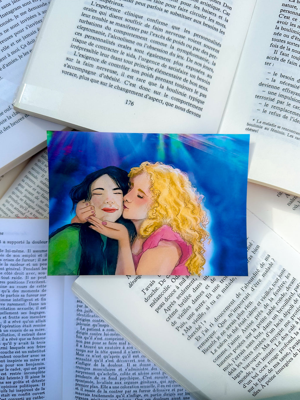À l'ombre de lui 💚 Lot d'illustrations🖼️